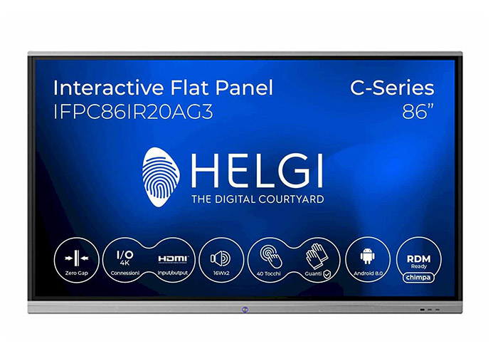 Helgi Serie C 86" monitor interattivo