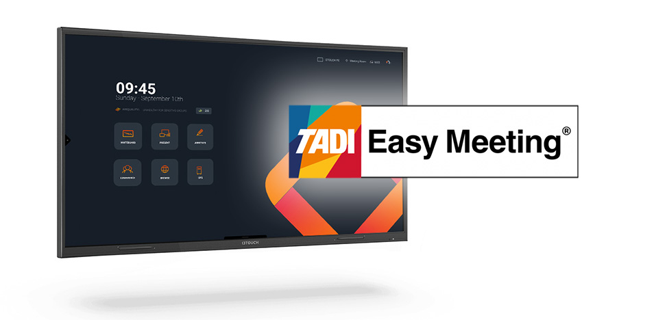monitor i3 e logo TADI Easy Meeting
